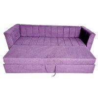 Canapea Extensibila Noriel, 240x80x85cm, 3 locuri, Luna 65 Purple, Glasspandoor - 2