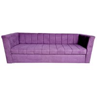 Canapea Extensibila Noriel, 240x80x85cm, 3 locuri, Luna 65 Purple, Glasspandoor - 3