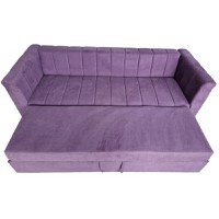 Canapea Extensibila Noriel, 240x80x85cm, 3 locuri, Luna 65 Purple, Glasspandoor - 6