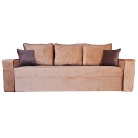 Canapea Extensibila Tania, 240x80x85cm, 3 locuri, Amore 25 Beige, Glasspandoor - 1