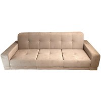 Canapea Fixa Fredie, 3 locuri, 195x83x85cm, Amore 25 Beige, Glasspandoor - 2