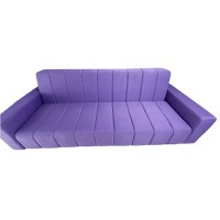 Canapea Fixa Pixie, 3 locuri, 215x83x85cm, Luna 65 Purple, Glasspandoor - 2