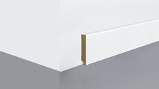 Plinta Mdf, alba, 240 x 1.8 x 10 cm, Cubic, P100C.01, Egger