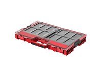 QBRICK SYSTEM ONE Organizator L Roșu Ultra HD cu inserție de burete - 1