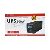 UPS 1000VA/600W cu baterii 2x7Ah si 4 prize shuko, LCD, USB, AVR, Cod: BK69765, Brand: BRECKNER GERMANY - 3