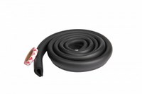 Banda protectie forma U pentru muchii si margini, 3.5x0.7x200 cm, Negru - 1