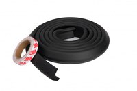 Banda protectie subtire pentru muchii si margini, 2.3x0.9x200 cm, Negru - 1