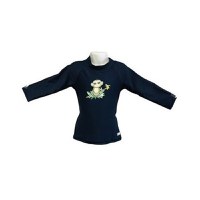 Bluza Copii Maneca Lunga, Anti-Iritatii, Protectie Soare UPF50+, Navy Jungle, Marimea 2 - 1