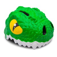 Casca protectie pentru copii, model 3D, dimensiune reglabila 49-55 cm, 2-7 ani, Crocodile Verde - 1