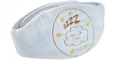 Centura anticolici cu samburi de cirese Sleepy Cloud, Bleu