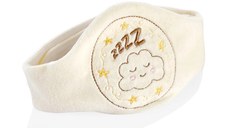 Centura anticolici cu samburi de cirese Sleepy Cloud, Ecru