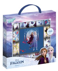 Cutie cu abtibilduri Disney Frozen, pe rola - 1