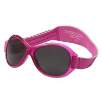 Ochelari de Soare pentru copii, 2-5 ani, Retro, Oval Pink - 1