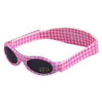 Ochelari de Soare pentru Copii, Bubzee, 2-5 ani, Pink Check - 1