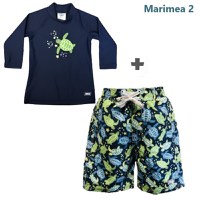 PACHET: BERMUDE + BLUZA CU MANECA LUNGA, Turttle, Marimea 2 - 1