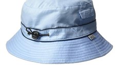 Palarie Bebelusi Bucket, Protectie Soare UPF50+, Chambray Blue, 6 - 24 luni