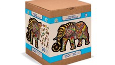 Puzzle din lemn, Elefant, 150 piese