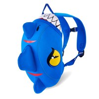 Rucsac pentru copii, model 3D cu Dragon, bretele ajustabile, Bleu - 1