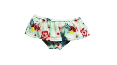 Slip copii - Chilotei pentru Inot, Protectie Soare UPF50+, Floral Mint, Marimea 6