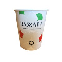 Bazzara 8oz pahare carton 220 ml set 50 buc - 1