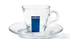 Lavazza cesti sticla Espresso si farfurii set 12 buc