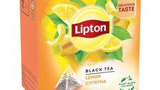 Lipton Lemon Black Tea ceai piramida 20 buc