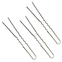 Ace Par Ondulate Maro cca. 180g/ aprox. 215 buc. - Prima Ball Pointed Hair Pins Waved 55 mm - 1