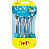 Aparat de Ras cu 3 Lame pentru Femei - Gillette Venus Oceana, 4 buc - 1