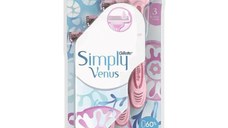 Aparat de Ras cu 3 Lame pentru Femei - Gillette Venus Simply, 8 buc