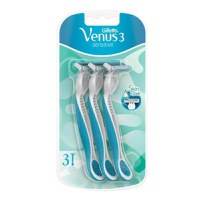 Aparat de Ras cu 3 Lame pentru Piele Sensibila - Gillette Venus Sensitive, 3 buc - 1