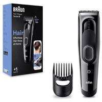 Aparat de Tuns - Braun Hair Clipper Series 5 HC5310, Acumulator, 50 min Autonomie, SafetyLock, negru - 1