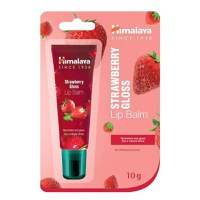 Balsam de Buze - Himalaya Strawberry Gloss Lip Balm, 10 g - 1