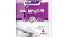 Benzi Depilatoare pentru Corp cu Extract de Orhidee Farmec, 14 buc