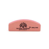 Buffer pentru unghii mini, Global Fashion, 180/240, Coral - 1