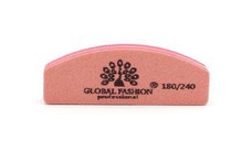 Buffer pentru unghii mini, Global Fashion, 180/240, Coral