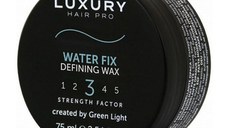 Ceara pentru Definirea Parului - Water Fix Defining Wax Luxury Hair Pro, Factor de Fixare 3, Green Light, 75 ml