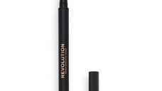 Creion pentru Sprancene - Makeup Revolution Hair Stroke Brow Pen, nuanta Medium Brown, 0.5 ml