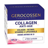 Crema Antirid de Zi Collagen Anti-age cu SPF 10 pentru Riduri Profunde, Gerocossen Laboratoires, 50 ml - 1