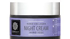 Crema de noapte pentru ten Formula H Nano Collagen Nano Vege, 50ml