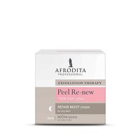 Crema Faciala Raparatoare de Noapte pentru Ten Uscat - Cosmetica Afrodita Peel Re-New Repair Night Cream for Dry Skin, 50 ml - 1