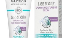 Crema Hidratanta si Calmanta fara Parfum pentru Ten Sensibil - Basis Sensitiv Lavera, 50 ml