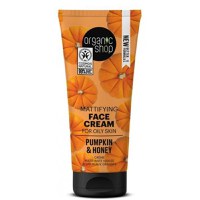 Crema Matifianta pentru Tenul Gras cu Dovleac si Miere Organic Shop, 50 ml - 1