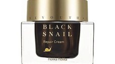 Crema regeneranta pentru fata cu extract de melc negru Holika Holika Prime Youth Black Snail Repair Cream, 50 ml