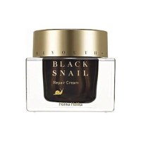 Crema regeneranta pentru fata cu extract de melc negru Holika Holika Prime Youth Black Snail Repair Cream, 50 ml - 1