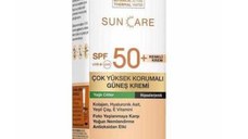  Crema solara pentru ten gras Bioxcin Sun Care SPF 50+ , Nuantata