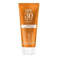 Crema Solara pentru Ten Protectie Ridicata SPF30 cu Ganoderma si Aloe Sun Defence Bioearth, 50 ml - 1