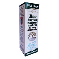 Deo Parfum Natural Ambrat cu Note Orientale Favisan, 50ml - 1