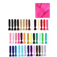 Extensii Colorate pentru Impletituri Ciclam Lucy Style 2000, 1 buc - 1