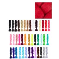 Extensii Colorate pentru Impletituri Rosu Lucy Style 2000, 1 buc - 1