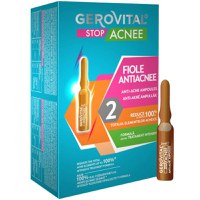 Fiole Antiacnee - Gerovital Stop Anti-Acne Ampoules, 10 fiole x 2ml - 1